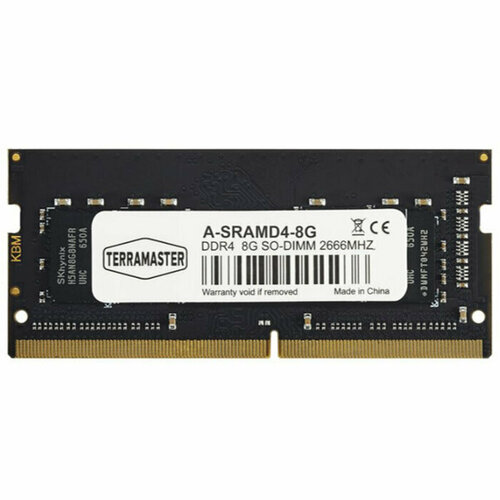 Оперативная память TerraMaster 8 ГБ DDR4 SODIMM A-SRAMD4-8G 589500₽