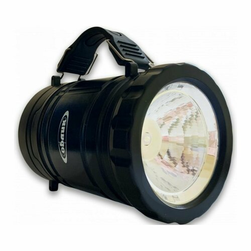 фото Фонарь светодиодный кемп, встр акк, облик, пластик, 4031 - 3 cob+1 led (3*aa), ут-00000744