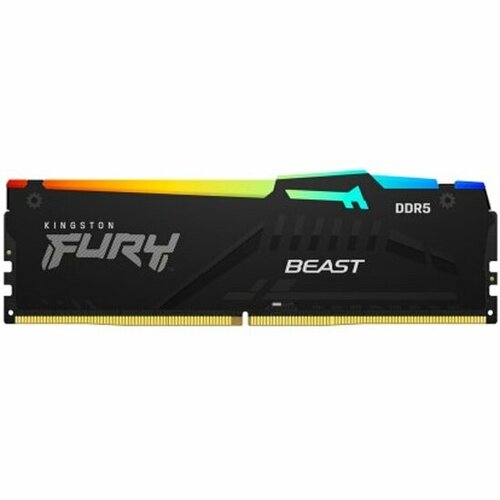 Оперативная память KINGSTON DDR5 8Gb 5600MHz pc-44800 FURY Beast RGB KF556C40BBA-8 574500₽