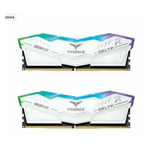 Оперативная память Team Group DDR5 32Gb (2x16Gb) 6800MHz pc-54400 T-Force Delta RGB CL34 1.4V (FF4D532G6800HC34BDC01)