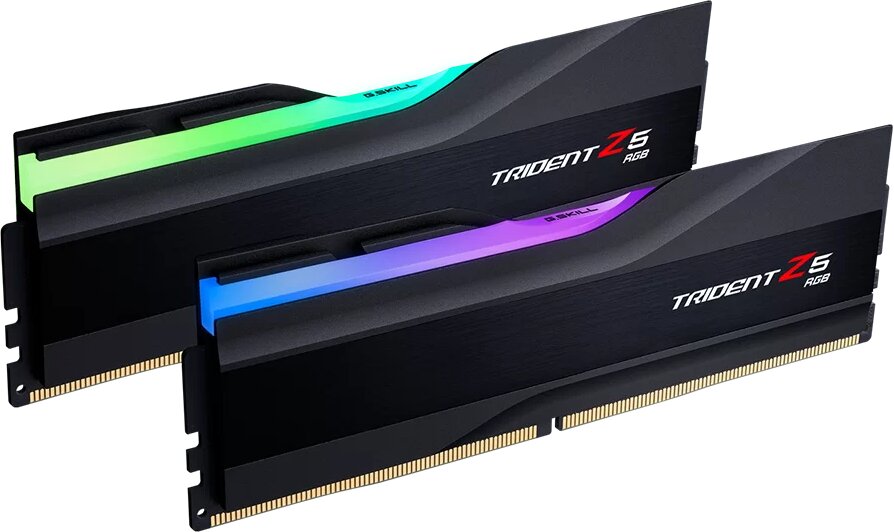 Модуль памяти DDR5 64Gb G.Skill 6000 Trident Z5 RGB F5-6000J3636F32GX2-TZ5RK (2x32Gb Kit)