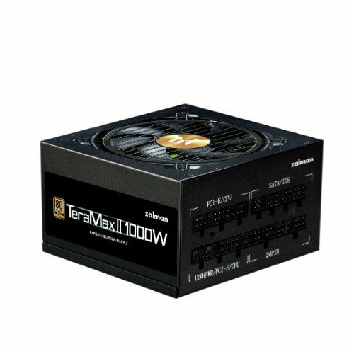 Zalman БП ZM1000-TMX2 <1000W, ATX v3.0 GEN 5.0, EPS, APFC, 12cm Fan, FCM, 80+ GOLD, Retail>