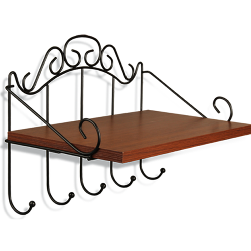 Полка навесная Sheffilton Грация 669 черныйорех 1695₽