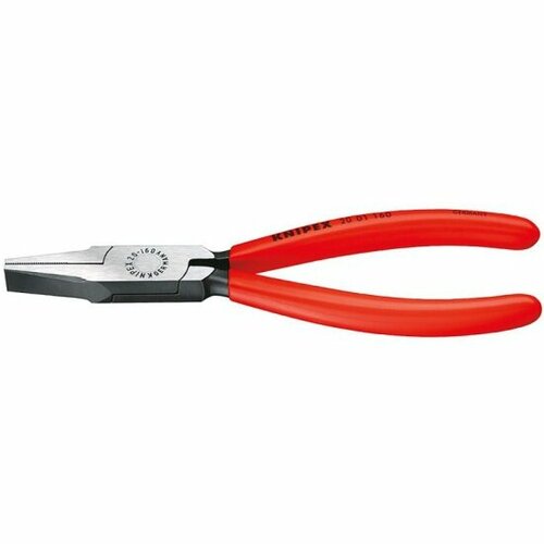 Плоскогубцы Knipex 2001160, с гладкими губками черненые, черного цвета 160 mm плоскогубцы с гладкими губками knipex kn 2002160