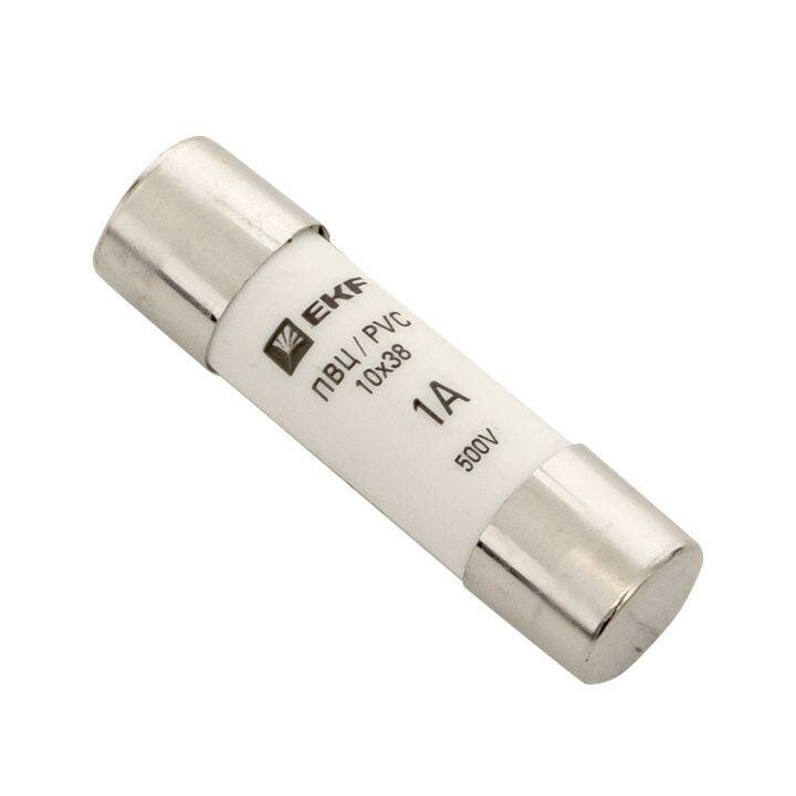 фото Вставка плавкая цилиндрическая ПВЦ 10х38 1А EKF pvc-10x38-1
