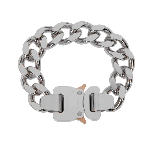 Браслет 1017 ALYX 9SM Buckle Bracelet, диаметр 9 см, серебристый