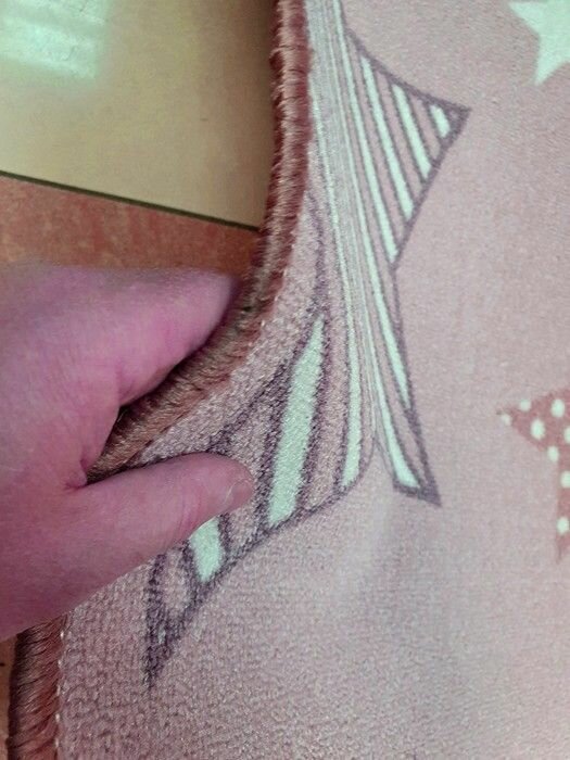 Нева Тафт Детский ковер-палас звезды сияют розовый 1.5x2.5 м. - фотография № 4