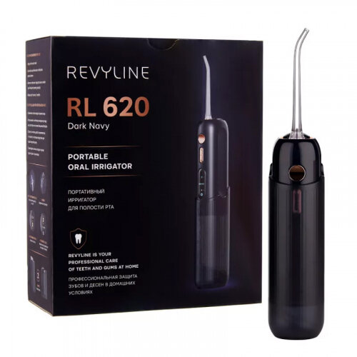 Портативный ирригатор REVYLINE RL 620, чёрный - фотография № 1