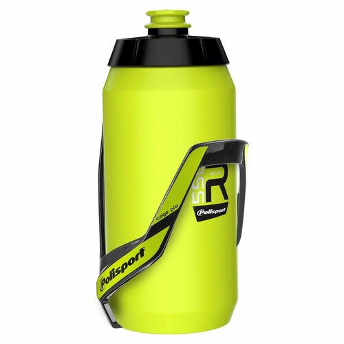 Polisport Фляга Polisport R550 (+флягодержатель), цвет Желтый фляга термос polisport alumna thermo silver 500 ml