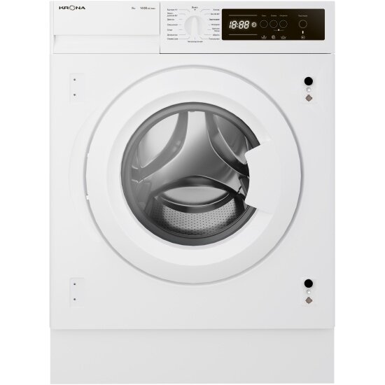 Встраиваемая стиральная машина KRONA ZIMMER 1400 8K WHITE - фотография № 1