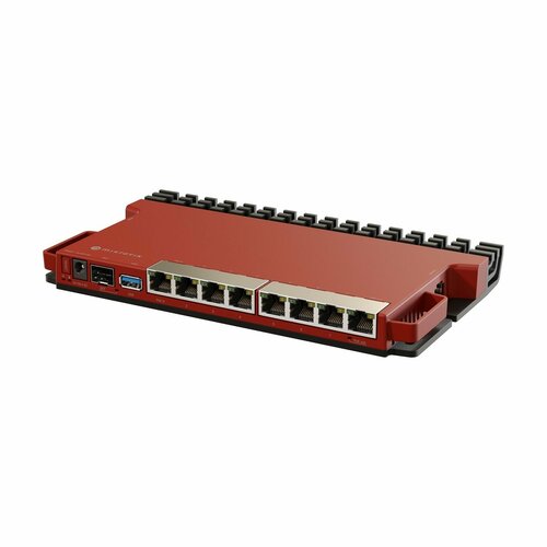 Mikrotik Сетевое оборудование L009UiGS-RM Маршрутизатор, 8 1Gbit, 1 SFP 2.5Gbit вилка US маршрутизатор mikrotik l009uigs rm