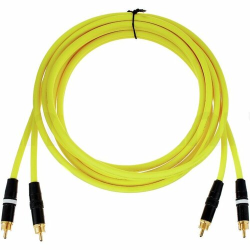 Кабель аудио 2xRCA - 2xRCA Cordial CEON DJ RCA 1.5 Y 1.5m