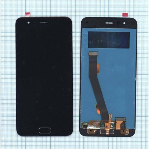 Модуль (матрица + тачскрин) AMPERIN для Xiaomi Mi 6 черный