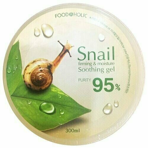 Гель универсальный с муцином улитки FoodAHolic Snail Soothing Gel 300ml гель универсальный чёрная улитка jigott natural black snail moisture soothing gel 300ml