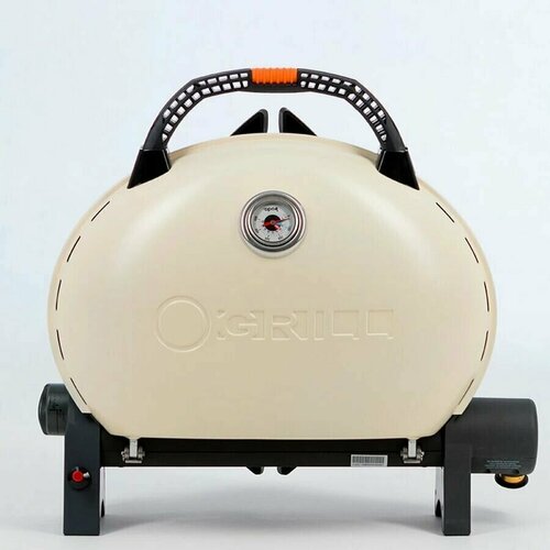 газовый гриль o grill 500m bicolor black gold адаптер а Портативный газовый гриль O-GRILL 500M bicolor (Кремовый) + адаптер А