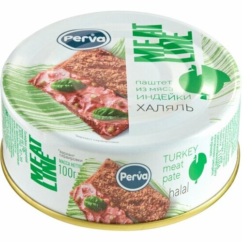 Паштет PERVA Meat Line с мясом индейки 100 г