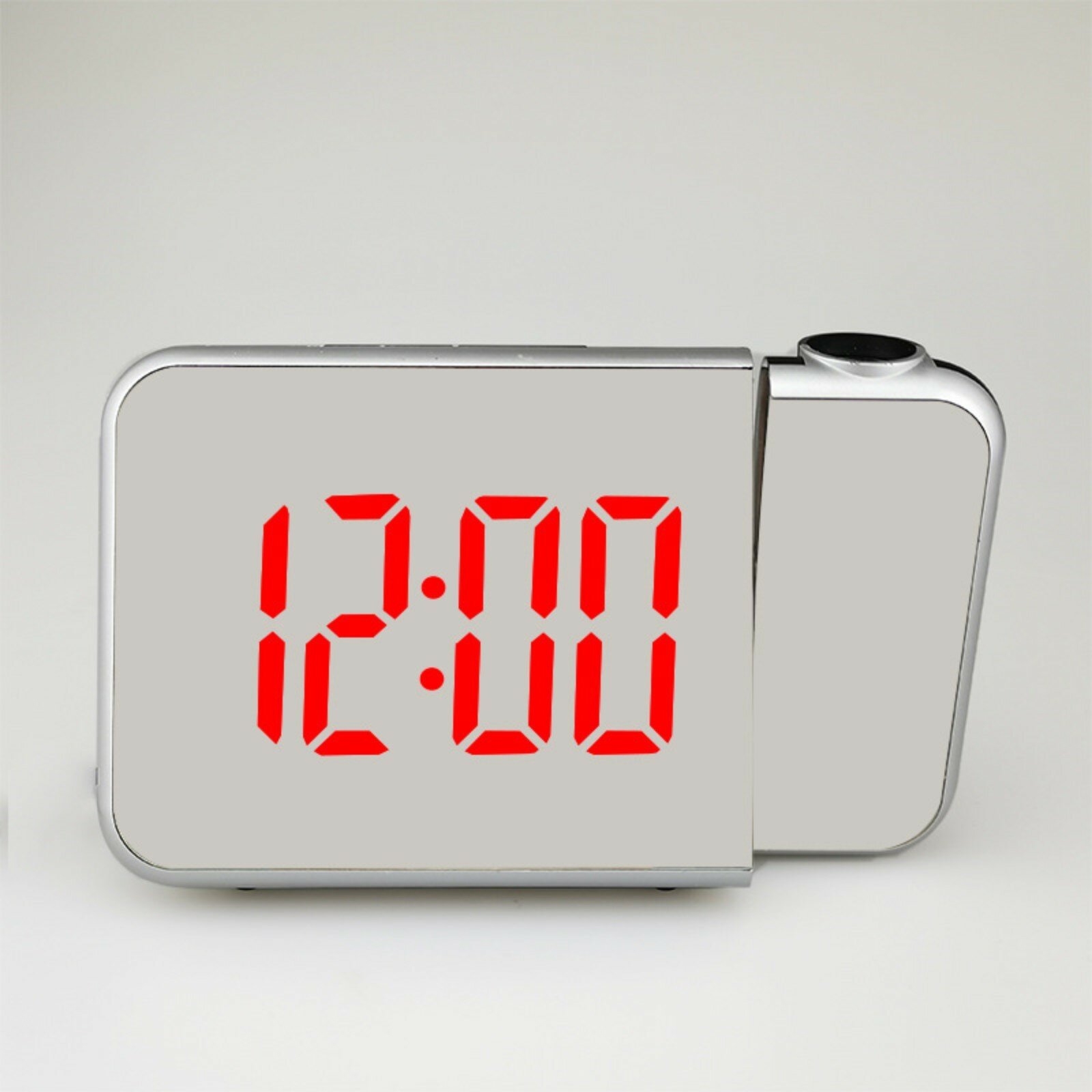 Часы настольные электронные с проекцией: будильник гигрометр календарь красные цифры