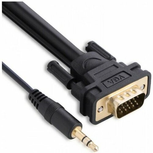 Кабель Gcr SVGA 3.0m 15M / 15M Premium DDC 3+9C + AUDIO, экран, -51337 кабель gcr type c otg 0 15m черный uco1af bb2s 0 15m