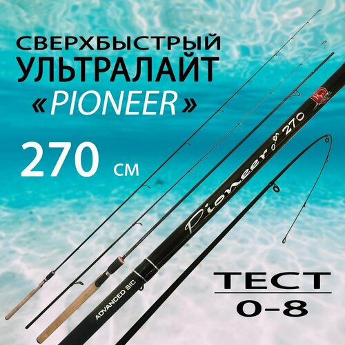 Спиннинг ультралайт 270 cм. Pioneer Тест: 0 8 гр. Сверхбыстрый и Сверхлегкий / Carbon IM8