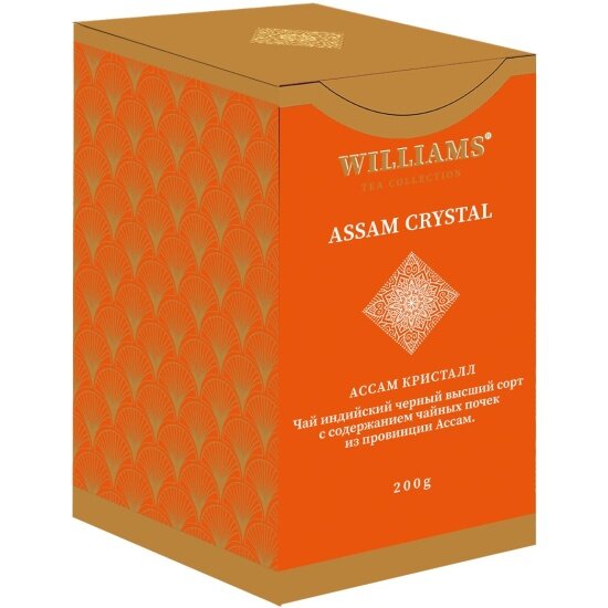 Чай черный WIlliams Assam crystal 200г Глобал Пак - фото №1