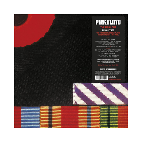 Pink Floyd - The Final Cut, 1LP Gatefold, BLACK LP pink floyd the final cut lp пакеты внешние 5 мягкие 10 шт набор