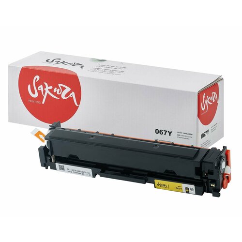 Картридж Sakura 067Y (5099C002) для Canon i-SENSYS LBP631/LBP633/MF651/MF655/MF657, желтый, 1300к. SA067Y