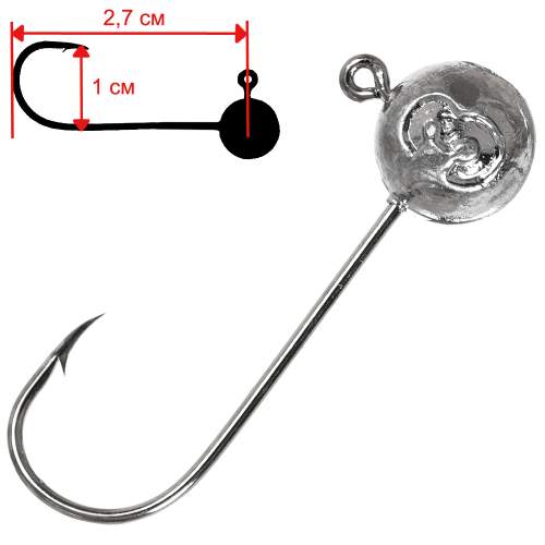 фото Джиг головки trigger baits микро №2 - 4 гр 5 шт.