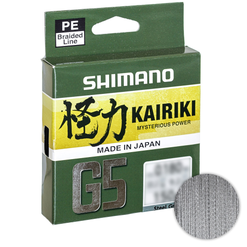 Shimano Kairiki G5 X4 150м. 0.13мм. 4.1кг. Steel Grey