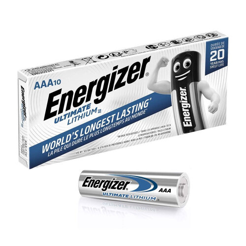 Элемент питания Energizer Ultimate Lithium LR03 AAA бл 10