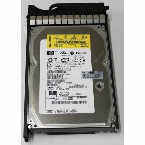 Жесткий диск HP 0B22211 146Gb 15000 U320SCSI 35 HDD 8051000₽