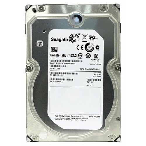 Жесткий диск Seagate 9ZM178 3Tb SATAIII 35 HDD 1593500₽