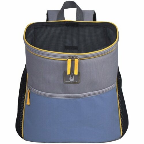 Рюкзак Асиндо для животных М Джамби-блю джинсовый с серым, 35*25*37 см