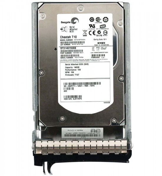 Жесткий диск Dell WR711 146Gb SAS 3,5" HDD