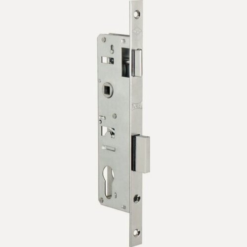 Изображение товара Корпус узкопрофильного замка с защёлкой Kale Kilit 153/P (35 mm) w/b (хром)