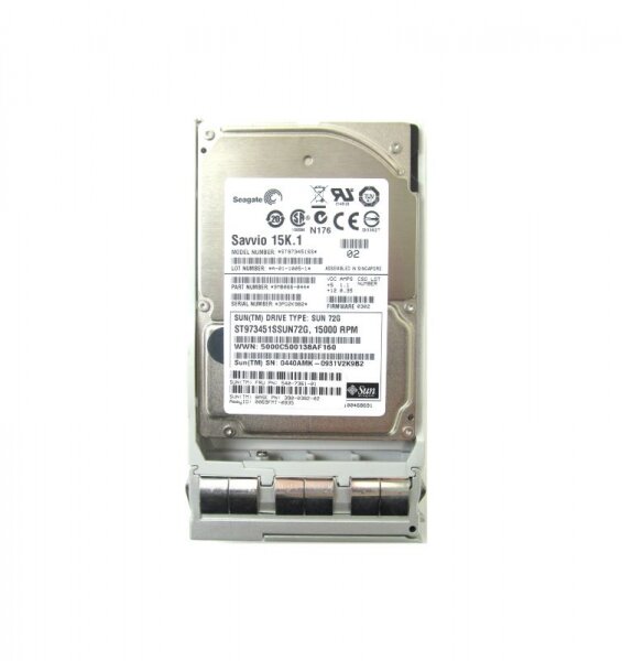 Жесткий диск Sun XRA-SS2CF-73G15K 72Gb SAS 2,5" HDD
