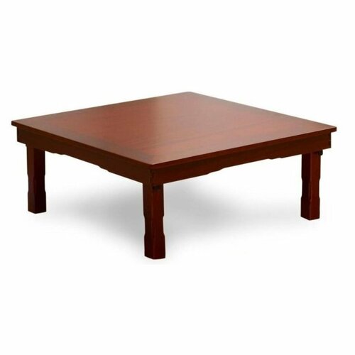 Корейский стол Suwoo 800х800 мм - красное дерево