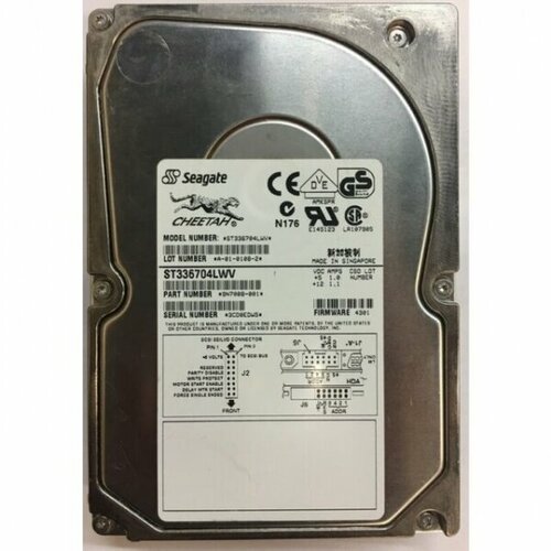 Жесткий диск Seagate ST336704LWV 367Gb 10000 U160SCSI 35 HDD 2759000₽