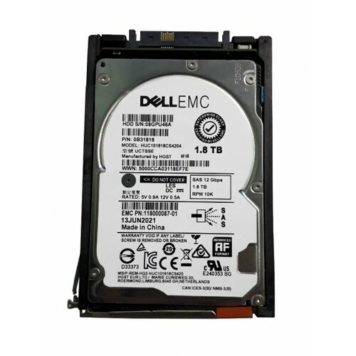 Жесткий диск EMC D4-2S10-1800U 18Tb SAS 35 HDD 15590000₽
