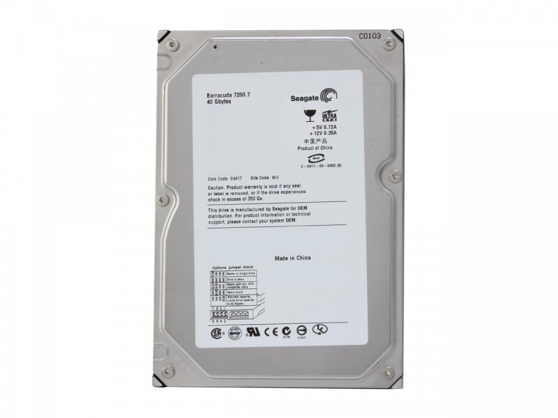 Жесткий диск Seagate ST340014A 40Gb 7200 IDE 3.5" HDD