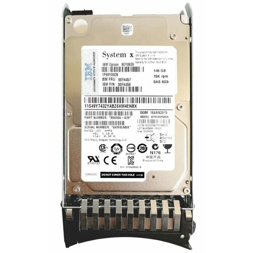 Жесткий диск IBM 00FN457 146Gb 15000 SAS 25 HDD 1257500₽