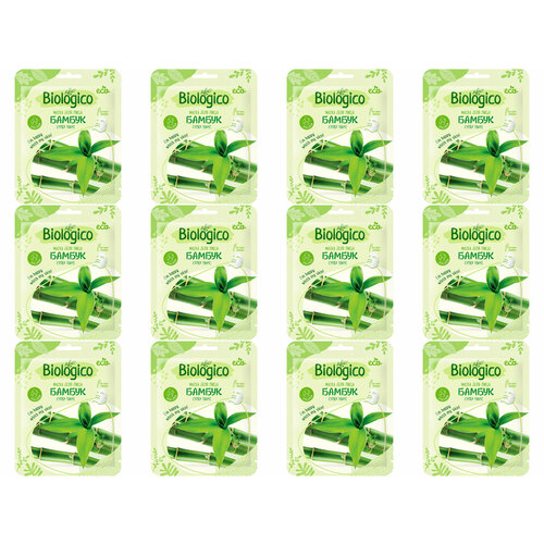 Biologico Тканевая маска с экстрактом Бамбука, 12 шт