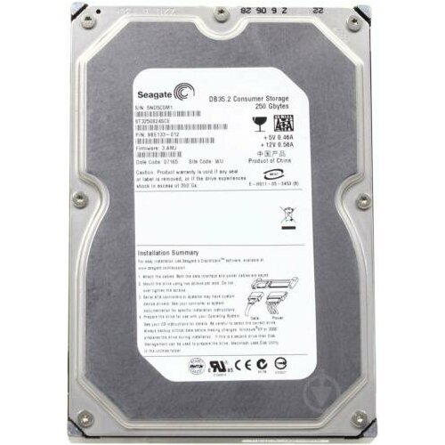 Жесткий диск Seagate ST3250824SCE 250Gb 7200 SATAII 35 HDD 732500₽