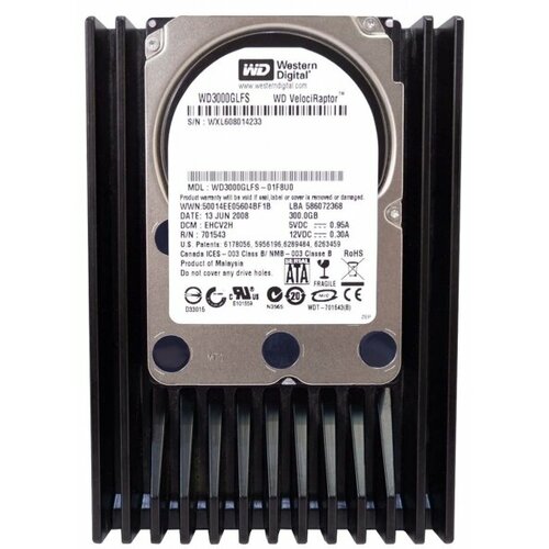 Жесткий диск Western Digital WD3000GLFS 300Gb SATAII 25 HDD 1499000₽