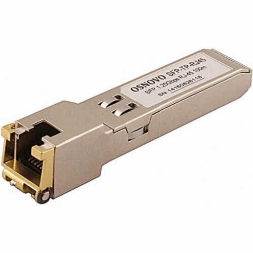 Медный SFP модуль Osnovo SFP-TP-RJ45