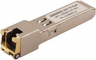 Медный SFP модуль Gigabit Ethernet с разъемом RJ45 Osnovo SFP-TP-RJ45(1G)