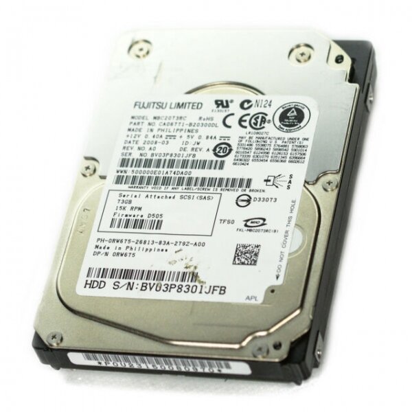 Жесткий диск Fujitsu CA06771-B100 36Gb SAS 2,5" HDD