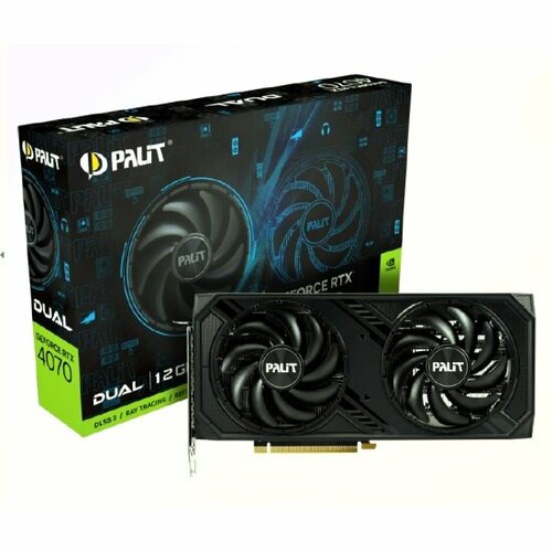 Видеокарта PALIT GeForce RTX 4070 DUAL 12G 8434500₽