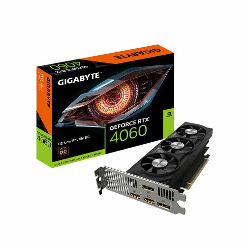 Видеокарта GIGABYTE GeForce RTX 4060 OC Low Profile 8G