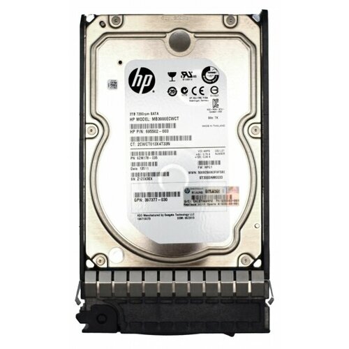 Жесткий диск HP MB3000ECWCT 3Tb 7200 SATAIII 35 HDD 2444000₽