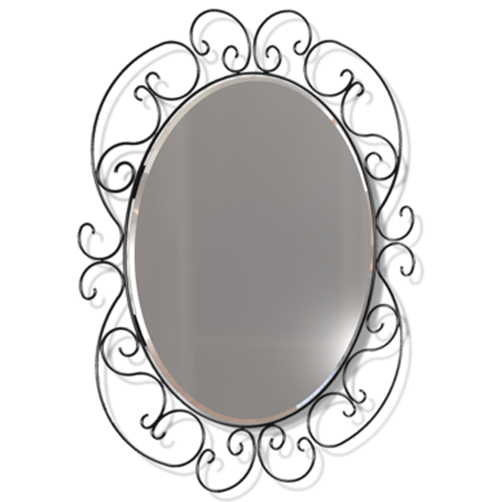 фото Зеркало SHEFFILTON Грация 630 черный